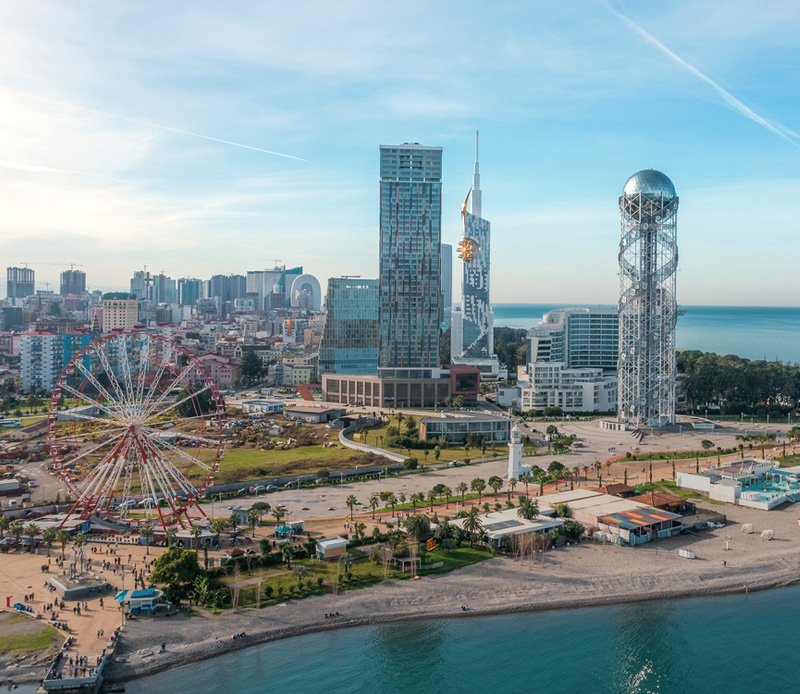 Sun, sea, and a spin on the Alphabet Tower